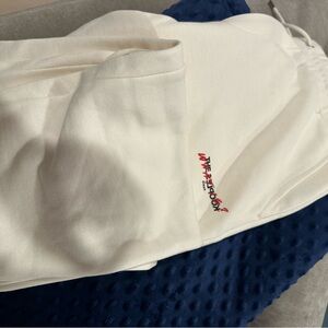 The kooples relaxed white cotton joggers